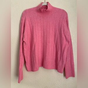 J. Crew Ribbed Mockneck Sweater Supersoft Yarn